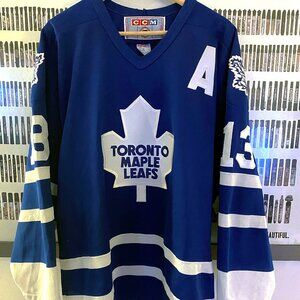 CCM MASKA - Toronto Maple Leafs Mats Sundin vintage jersey (1995) L